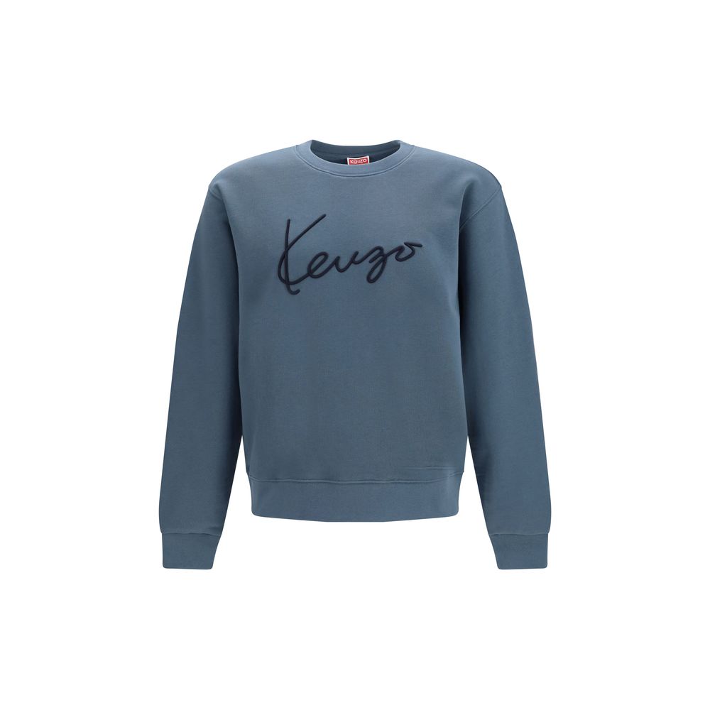Signature Embroidered Cotton Sweatshirt