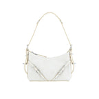 White Leather Shoulder Bag