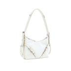 White Leather Shoulder Bag
