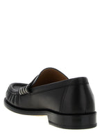 Black Calfskin Loafer Slip‑Ons