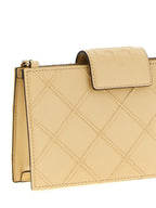 Fleming Beige Lamb Leather Cardholder