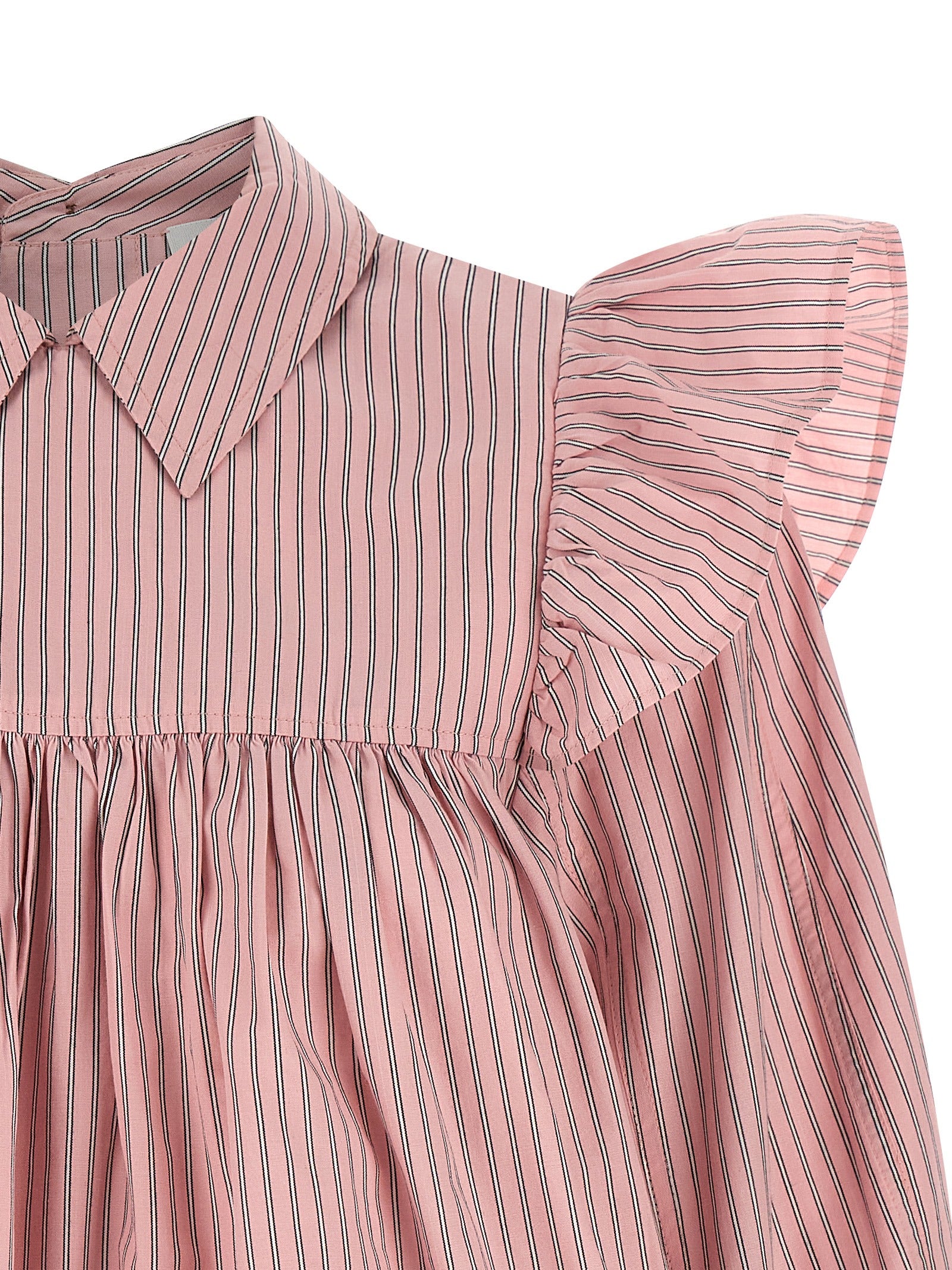 Multicolor Organic Cotton Oxford Striped Blouse