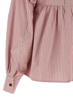 Multicolor Organic Cotton Oxford Striped Blouse