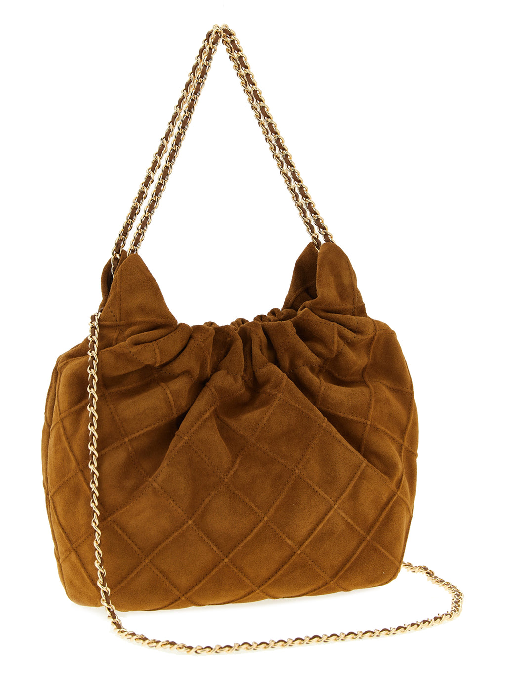 Mini Fleming Diamond Quilted Leather Shoulder Bag