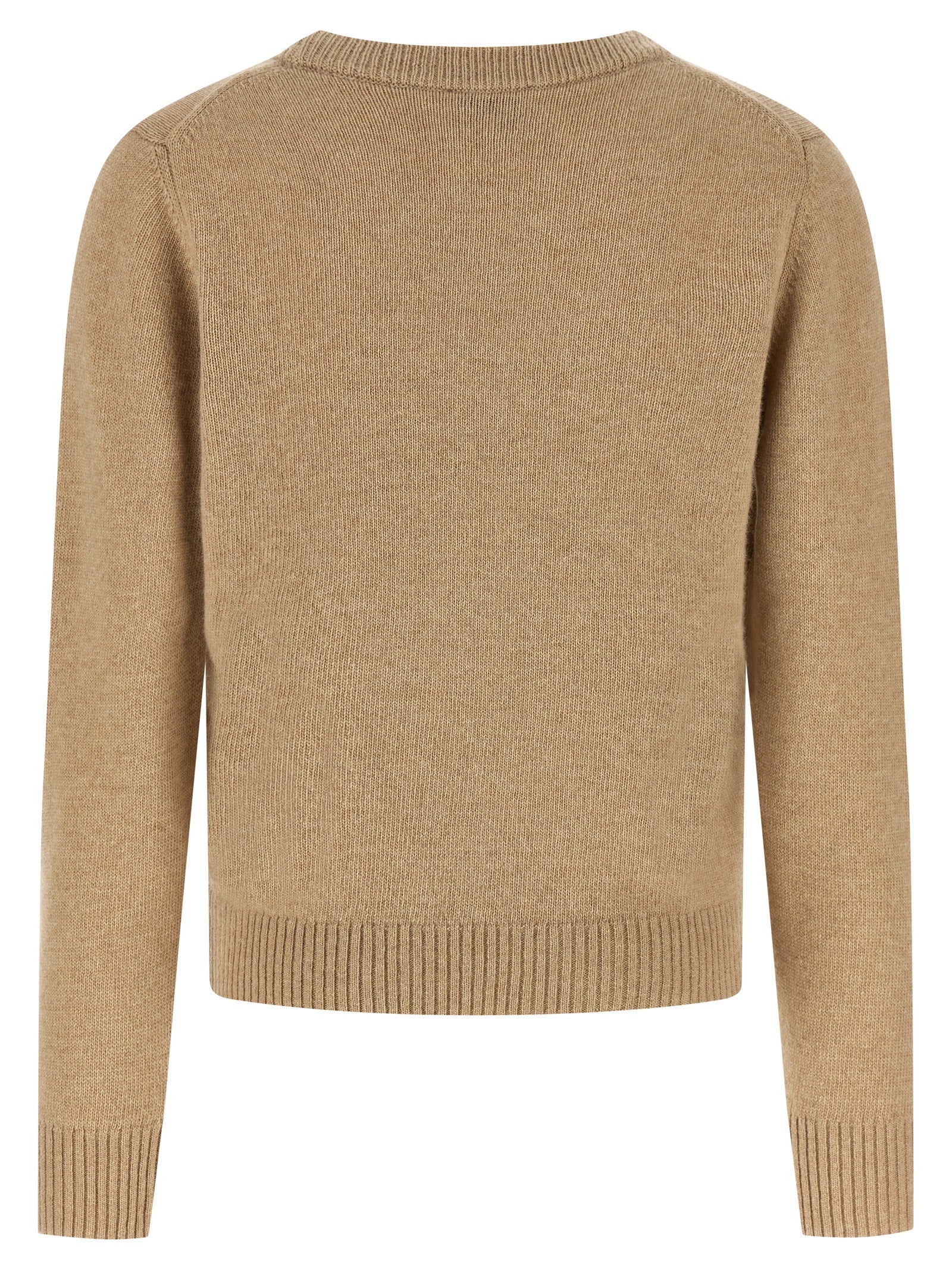 Beige Wool Banane Cardigan