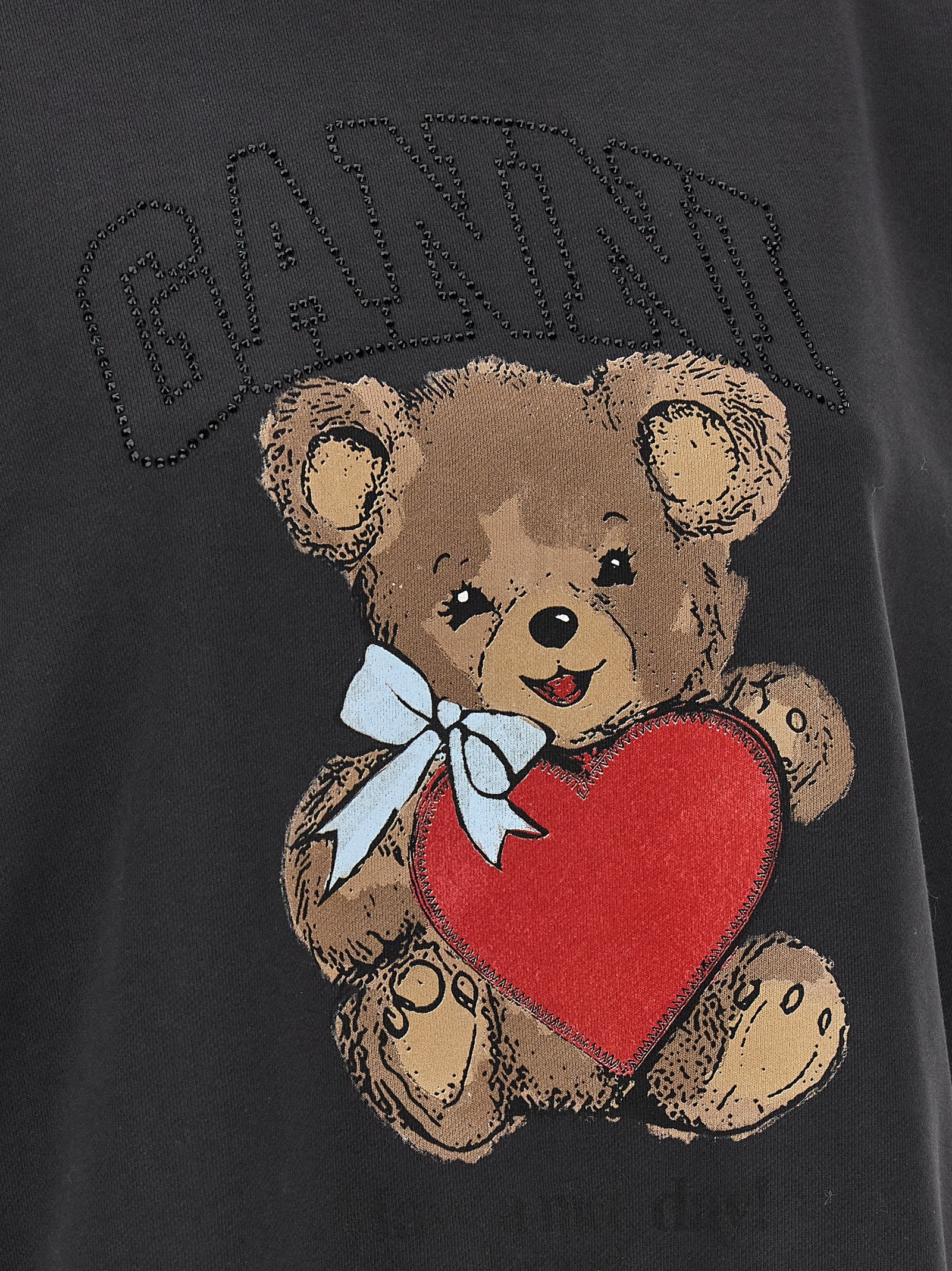 Black Cotton Orso Sweatshirt