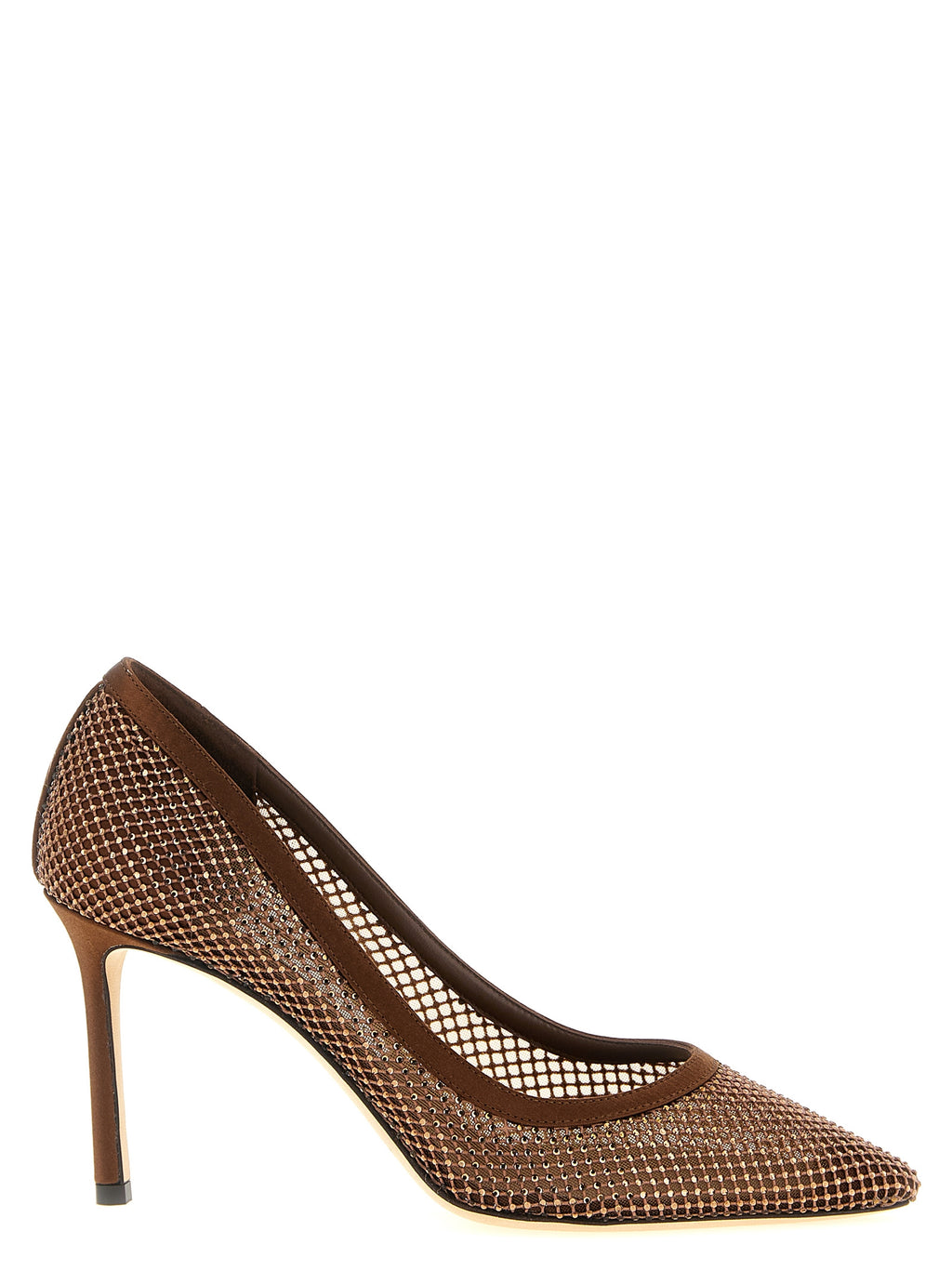 Brown Tencel Romy Heels