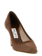 Brown Tencel Romy Heels