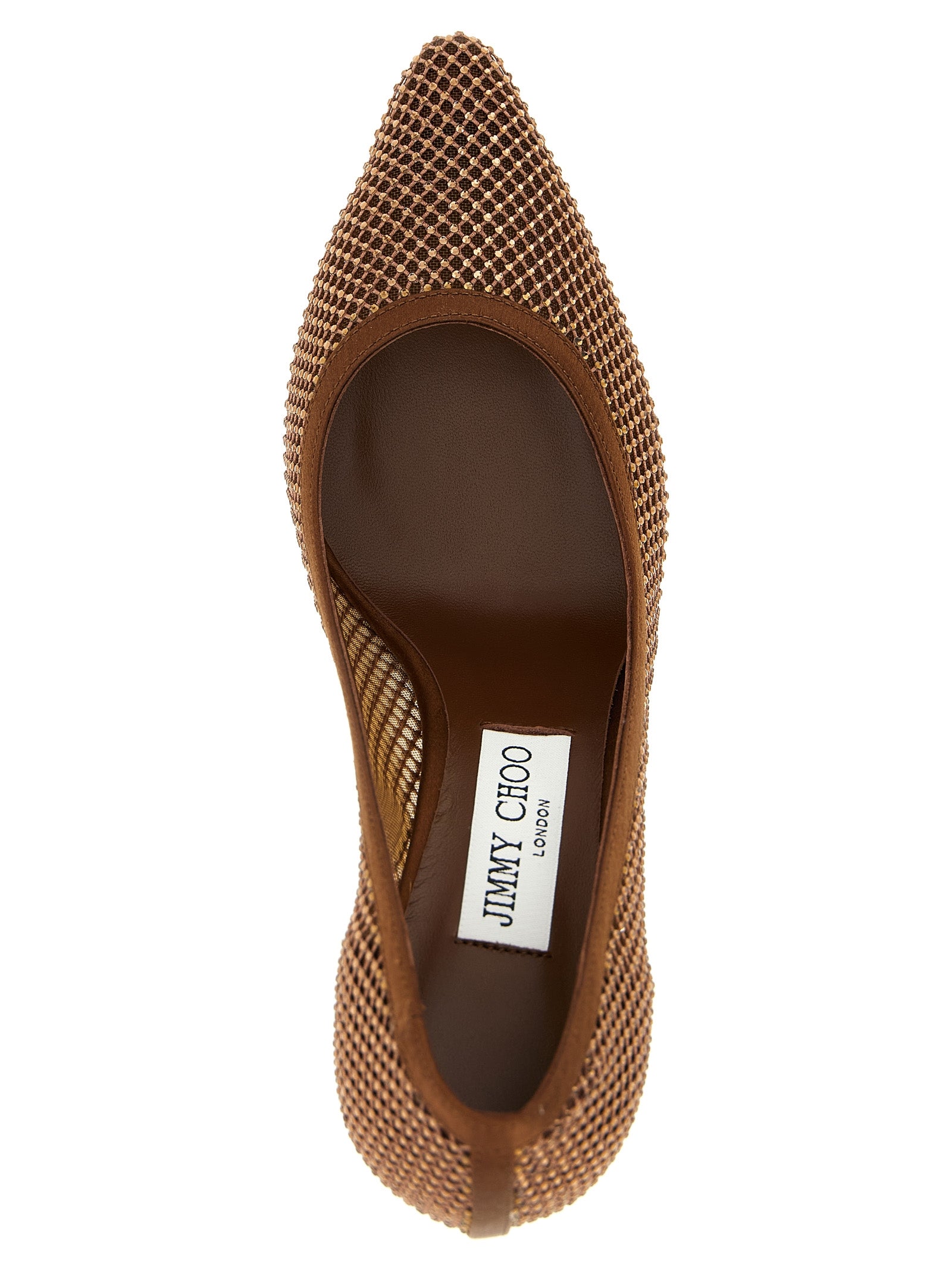 Brown Tencel Romy Heels