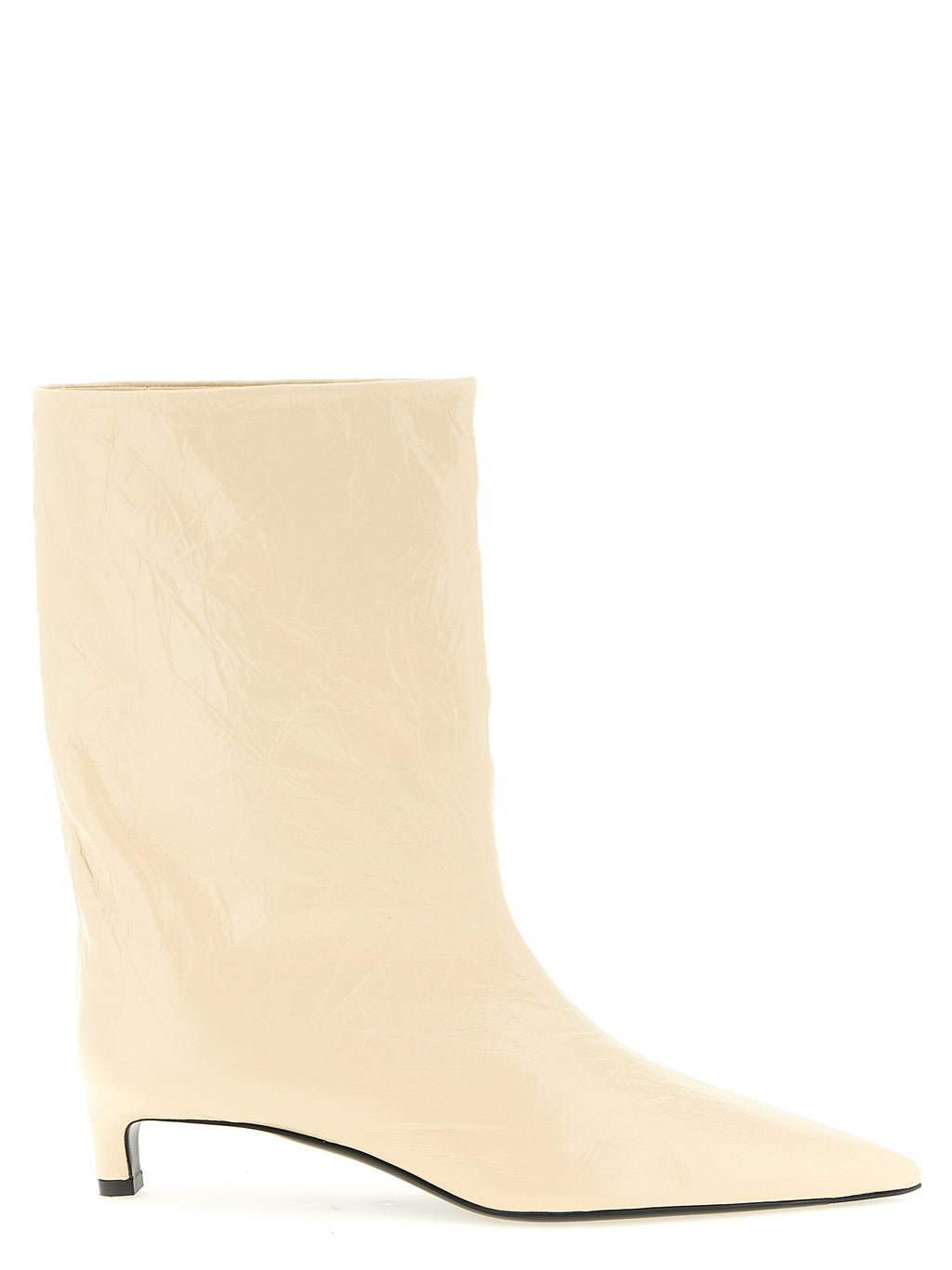 Calfskin Pointed Ankle Boots