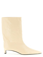 Calfskin Pointed Ankle Boots
