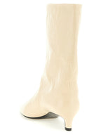 Calfskin Pointed Ankle Boots