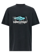 Black Cotton Crew Neck T-Shirt