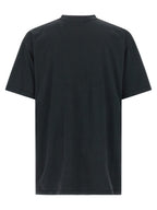 Black Cotton Crew Neck T-Shirt