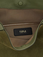 Green Calfskin Lara Large Shoulder Bag