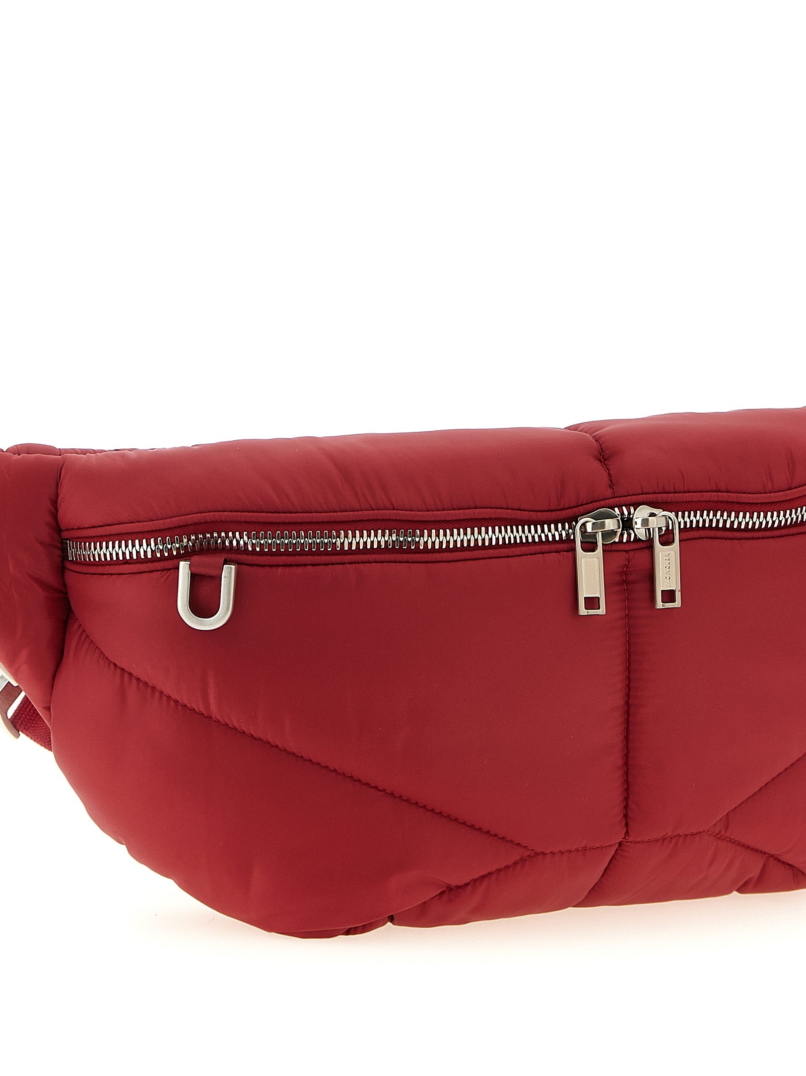 Red Quilted Megapenta Belt Bag