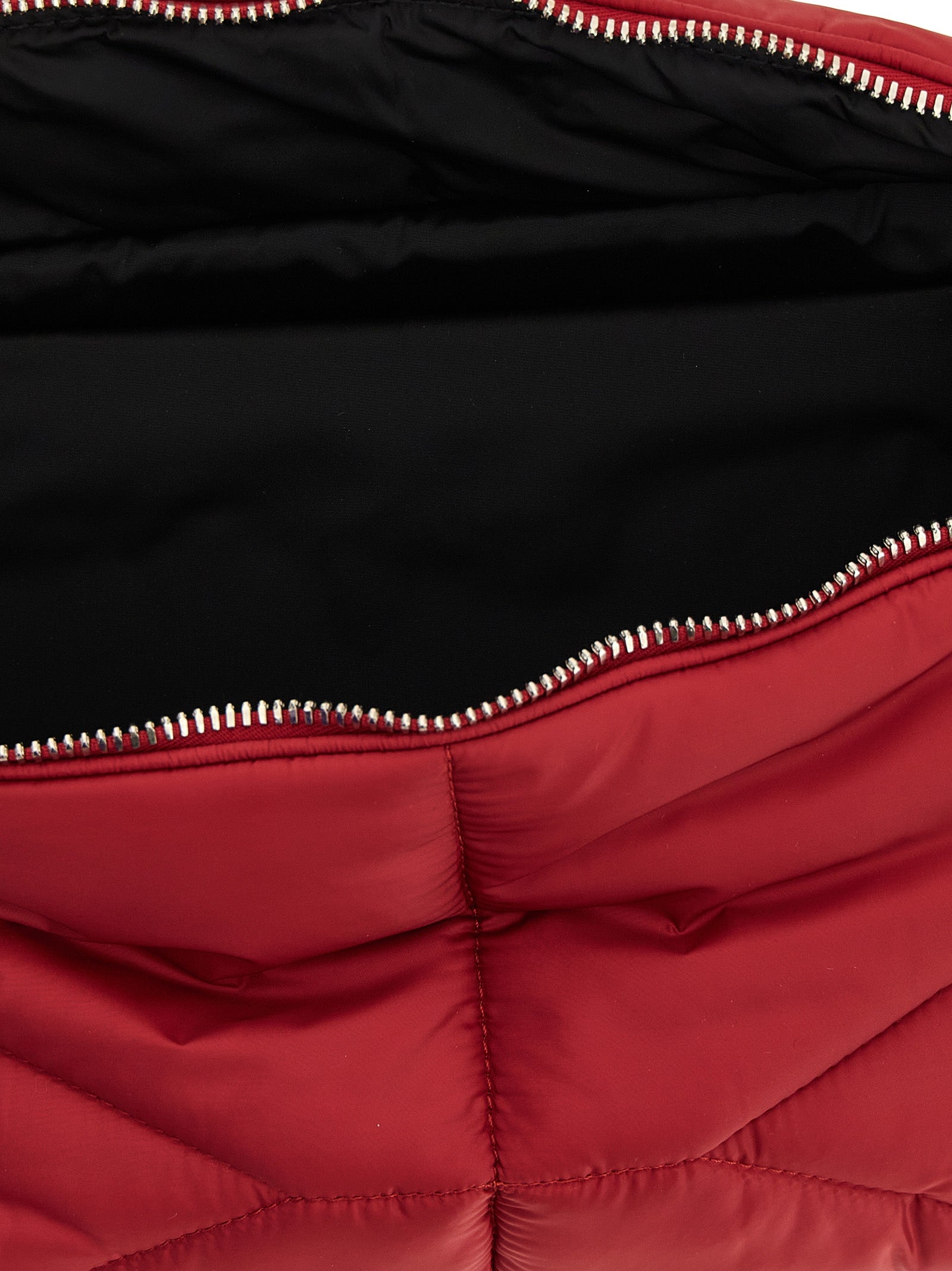 Red Quilted Megapenta Belt Bag
