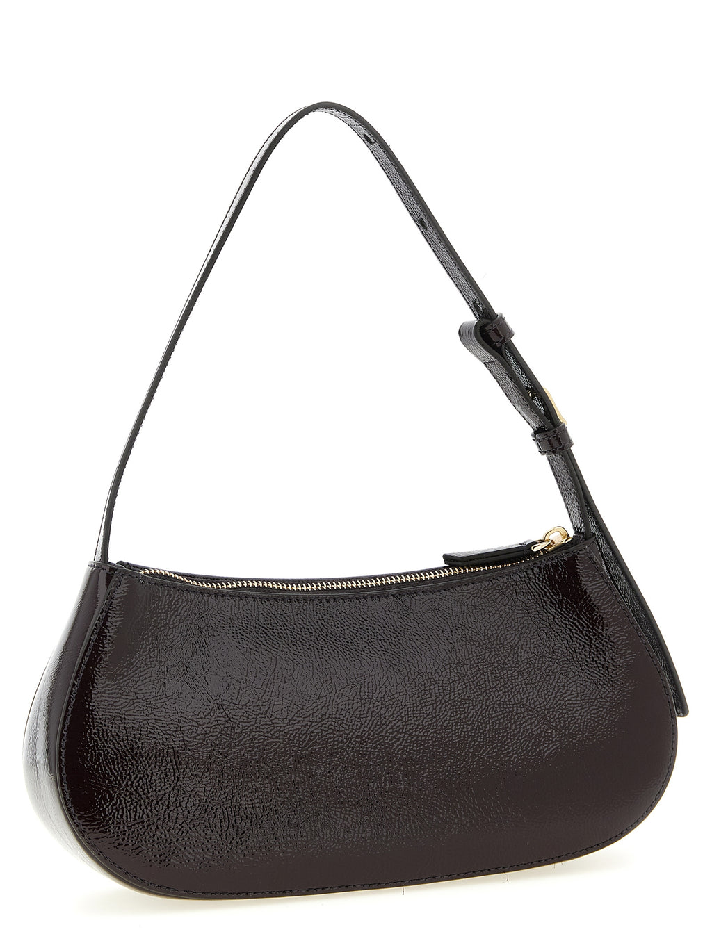 Calfskin Purple Clovelly Shoulder Bag