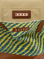 Waves Trapezoidal Bicolor Polyamide Tote
