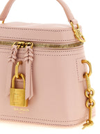 Pink Calfskin Pulse Vanity Handbag