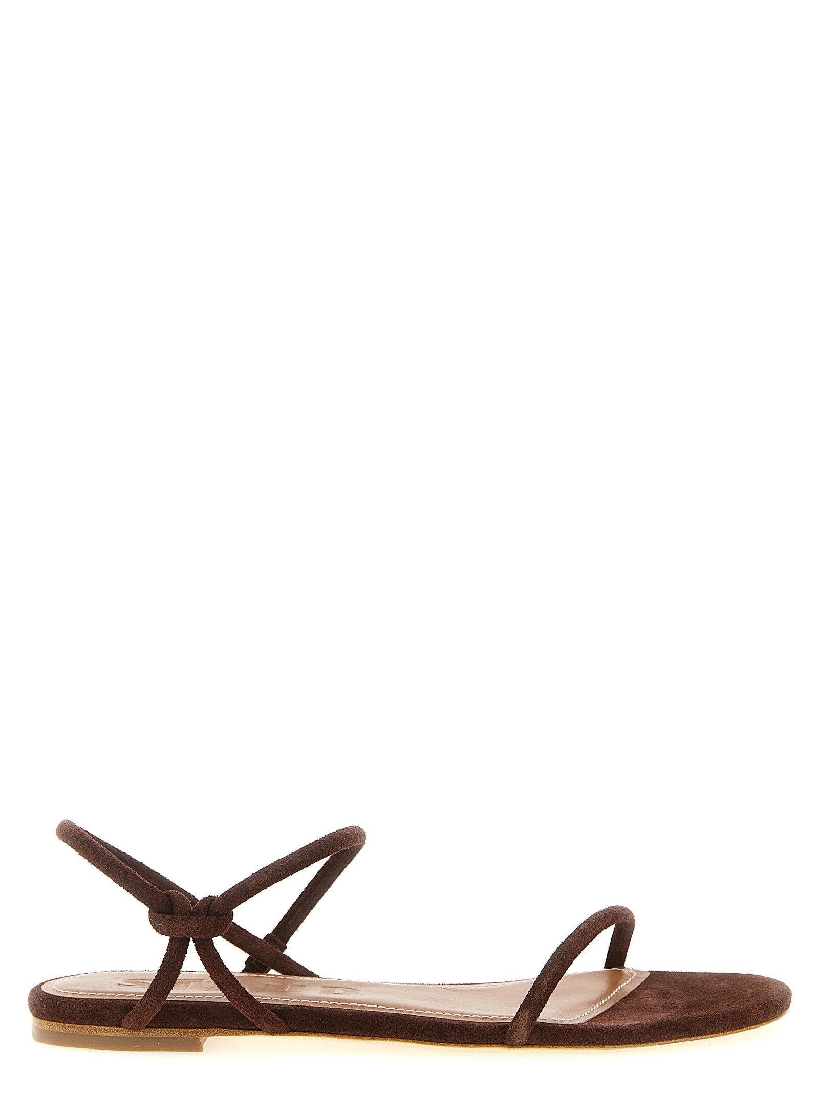 Brown Cowhide Laurel Sandals
