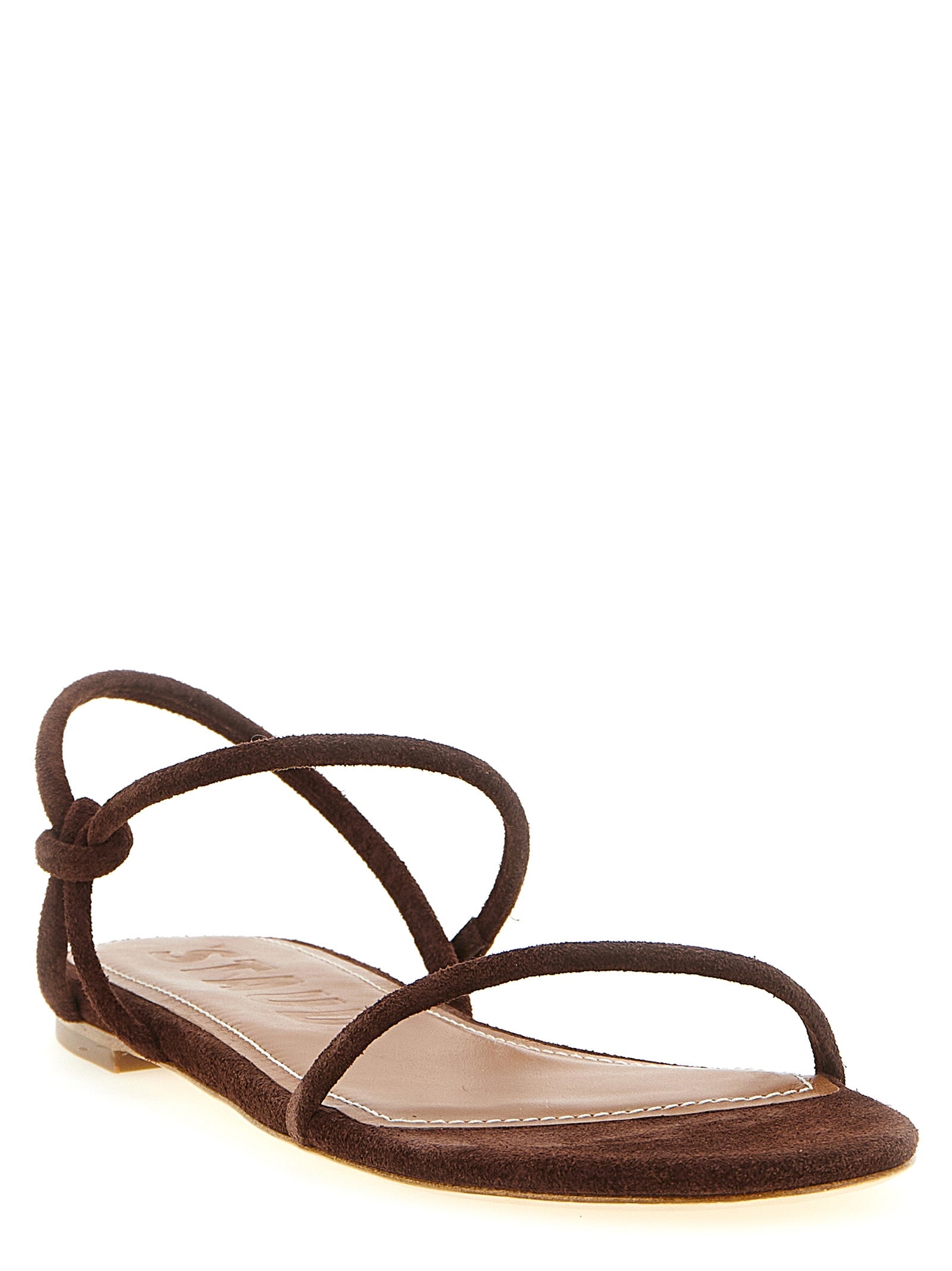 Brown Cowhide Laurel Sandals