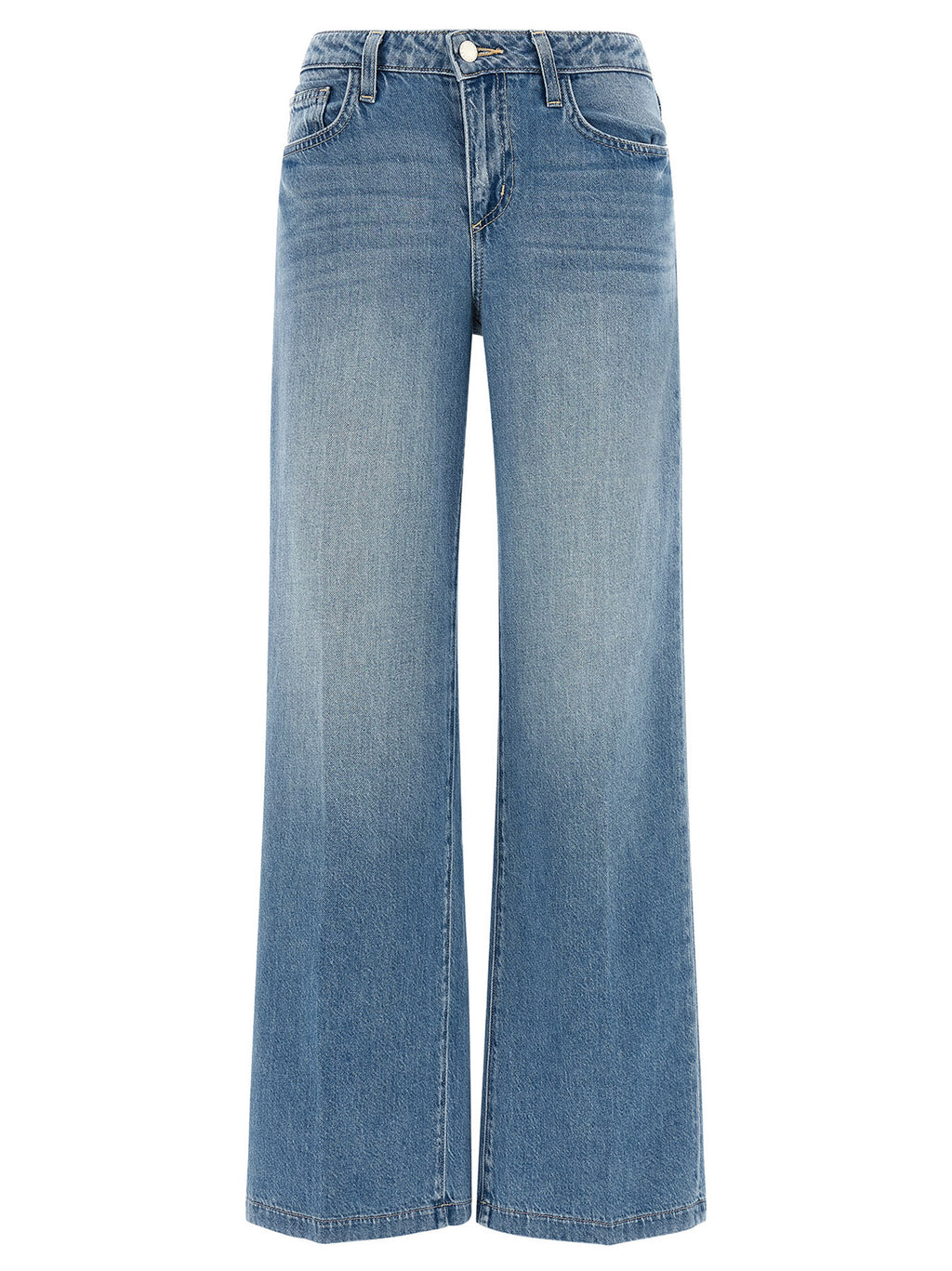 Stone-Washed Cotton Scotti Jeans