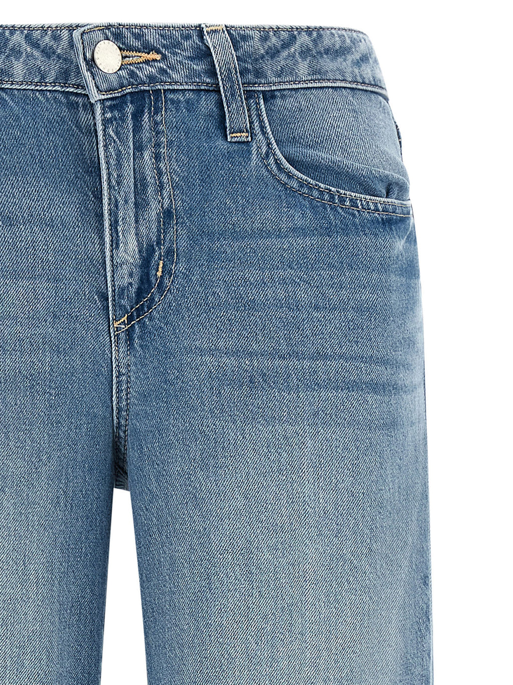 Stone-Washed Cotton Scotti Jeans