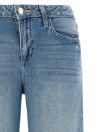 Stone-Washed Cotton Scotti Jeans