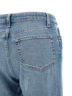 Stone-Washed Cotton Scotti Jeans