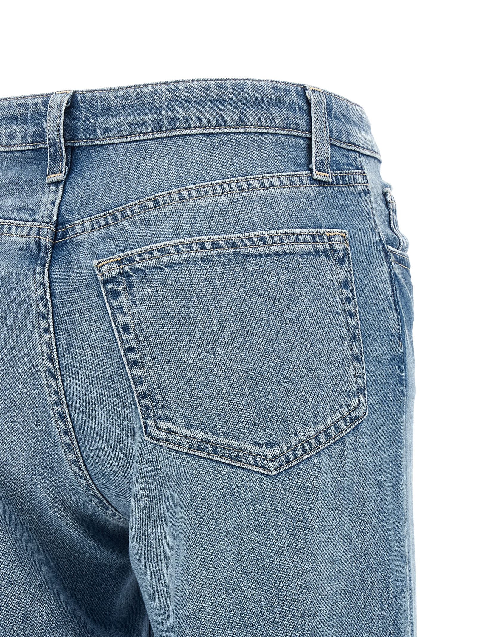 Stone-Washed Cotton Scotti Jeans