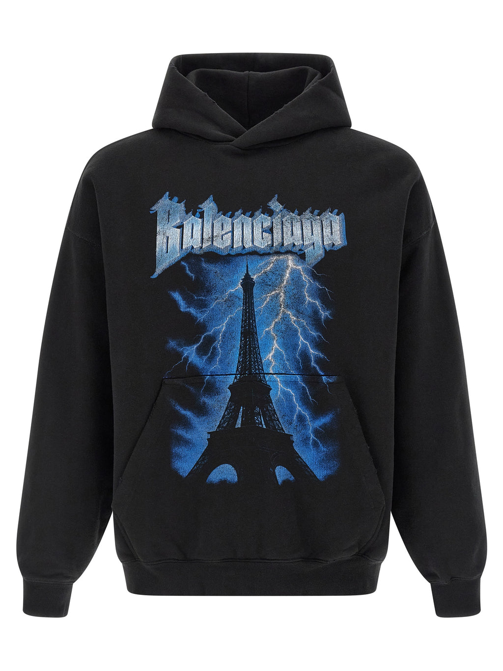 Cotton Dry Used-Effect Hoodie