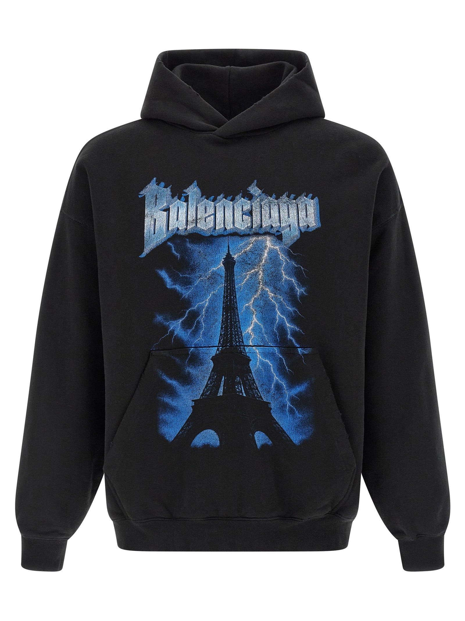 Cotton Dry Used-Effect Hoodie
