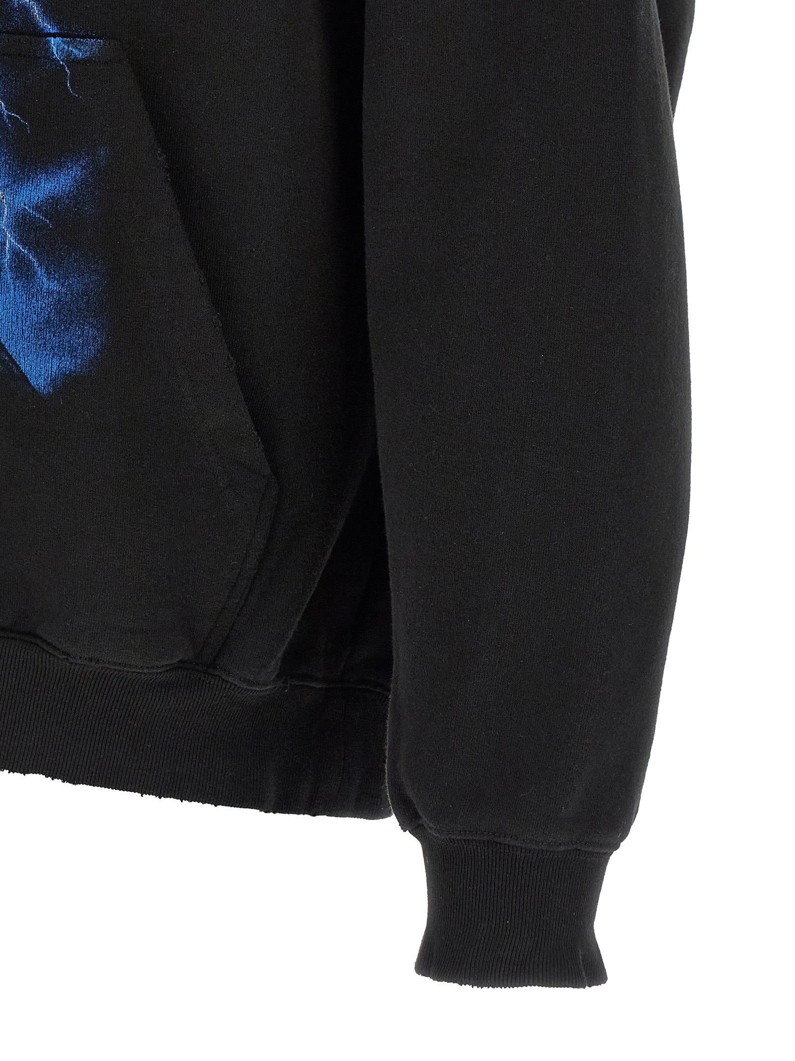 Cotton Dry Used-Effect Hoodie