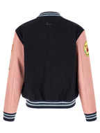 Multicolor Wool Bomber Jacket