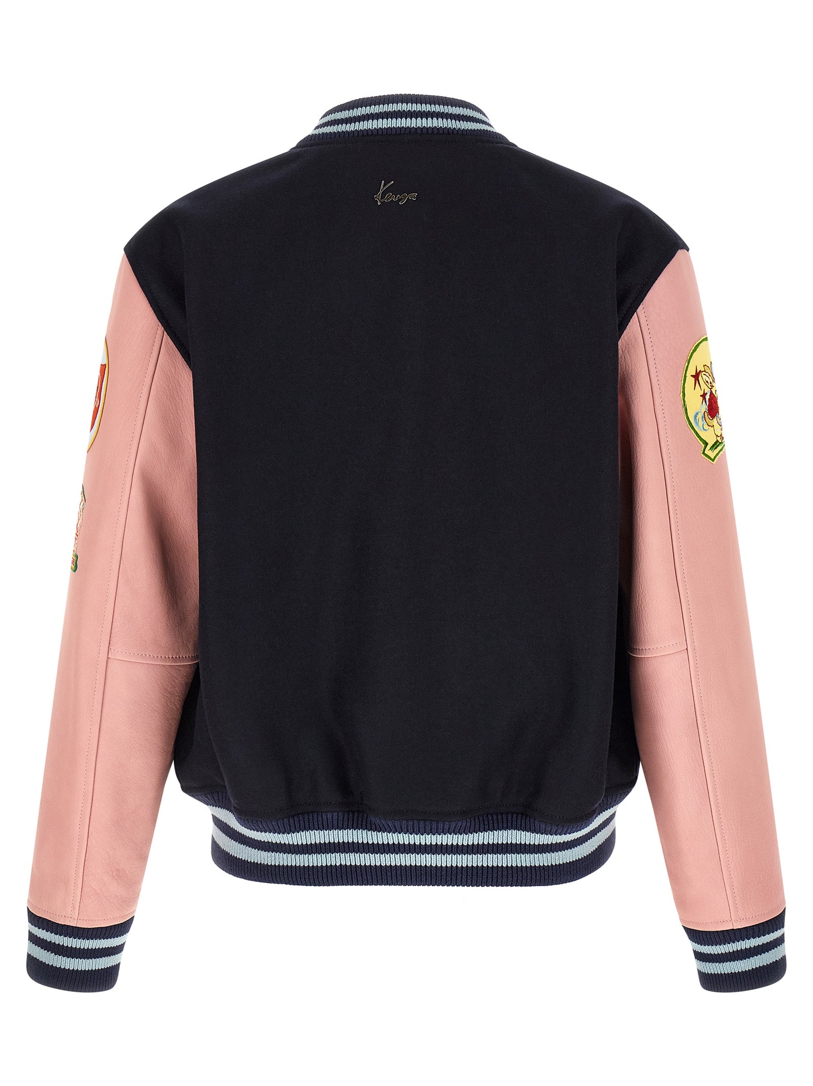 Multicolor Wool Bomber Jacket