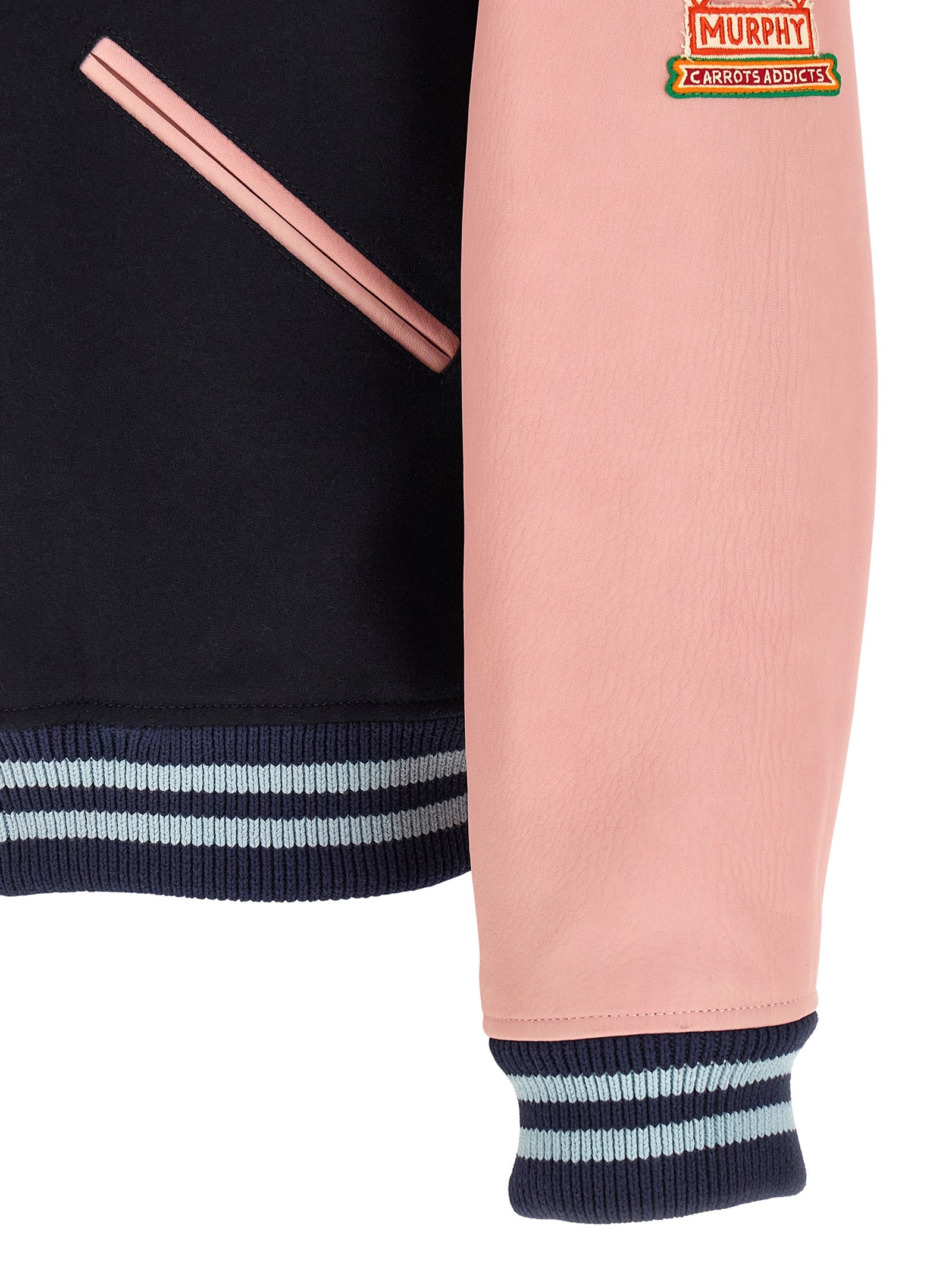 Multicolor Wool Bomber Jacket