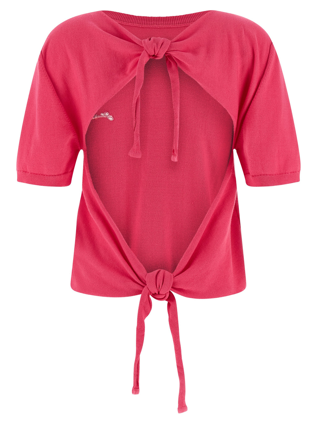 Fuchsia Organic Cotton Cardigan