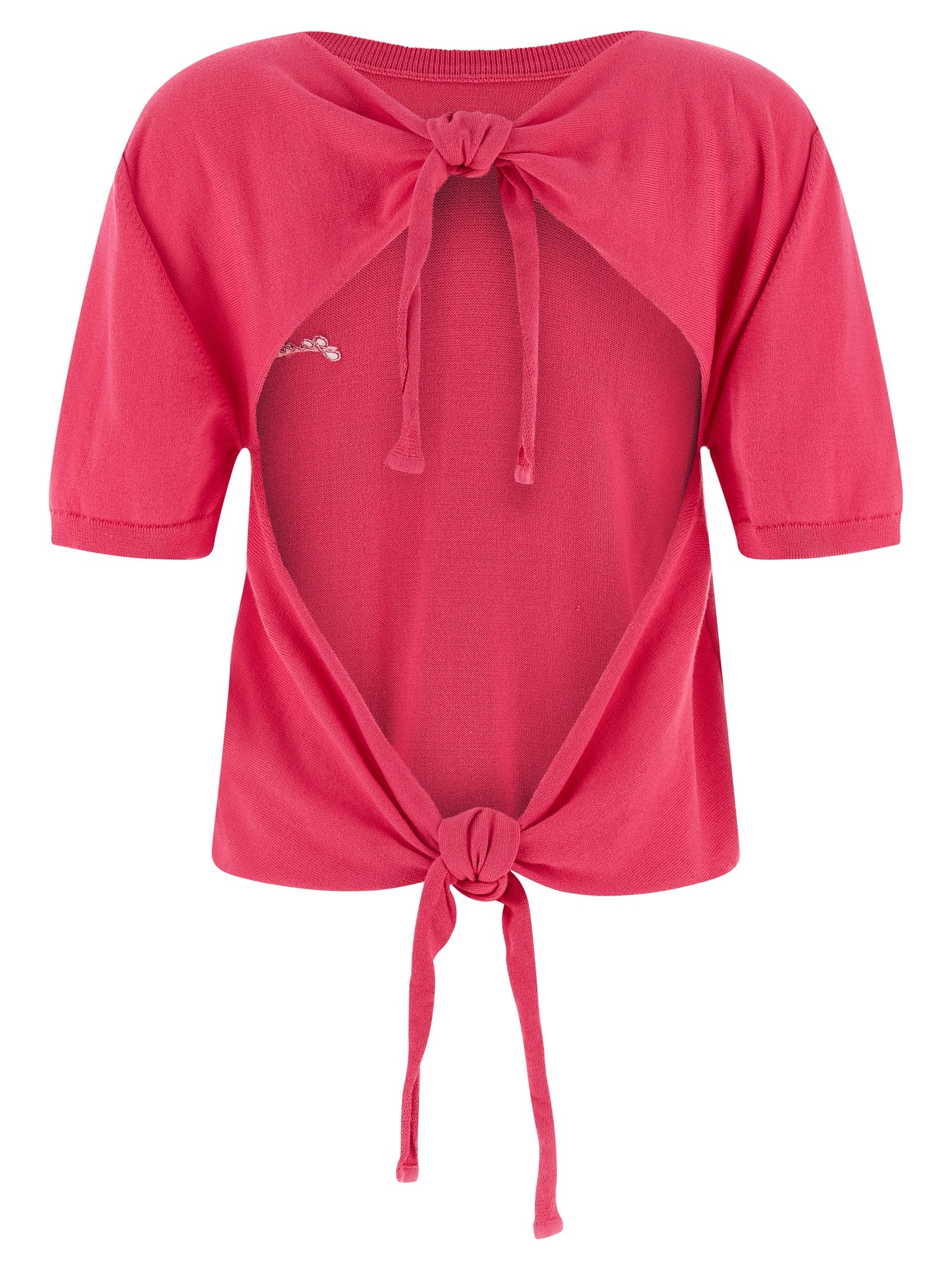 Fuchsia Organic Cotton Cardigan