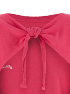 Fuchsia Organic Cotton Cardigan