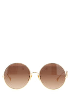 Multicolor Metal '56' Sunglasses
