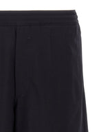 Blue Wool Blend Bermuda Shorts