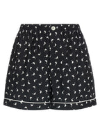 Silk Twill Oche Bicolor Shorts