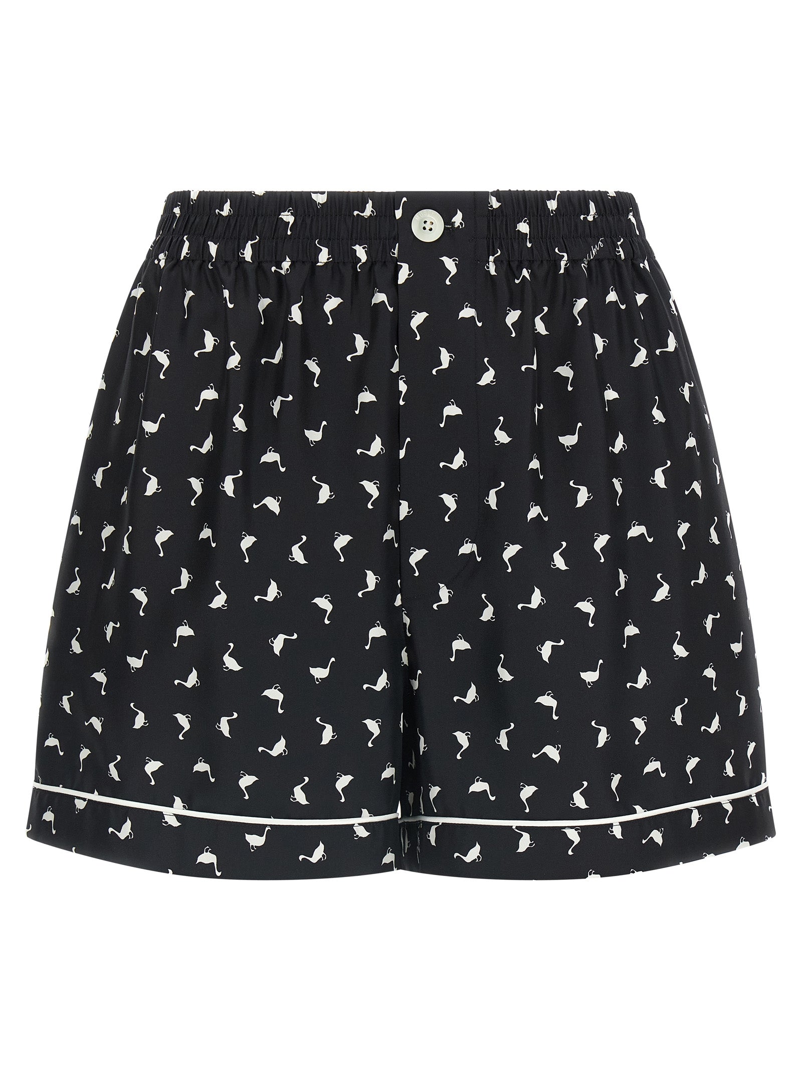 Silk Twill Oche Bicolor Shorts