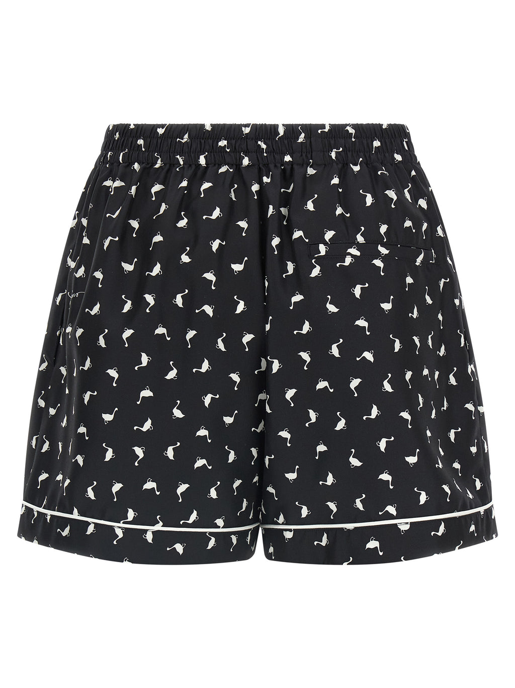Silk Twill Oche Bicolor Shorts