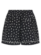Silk Twill Oche Bicolor Shorts