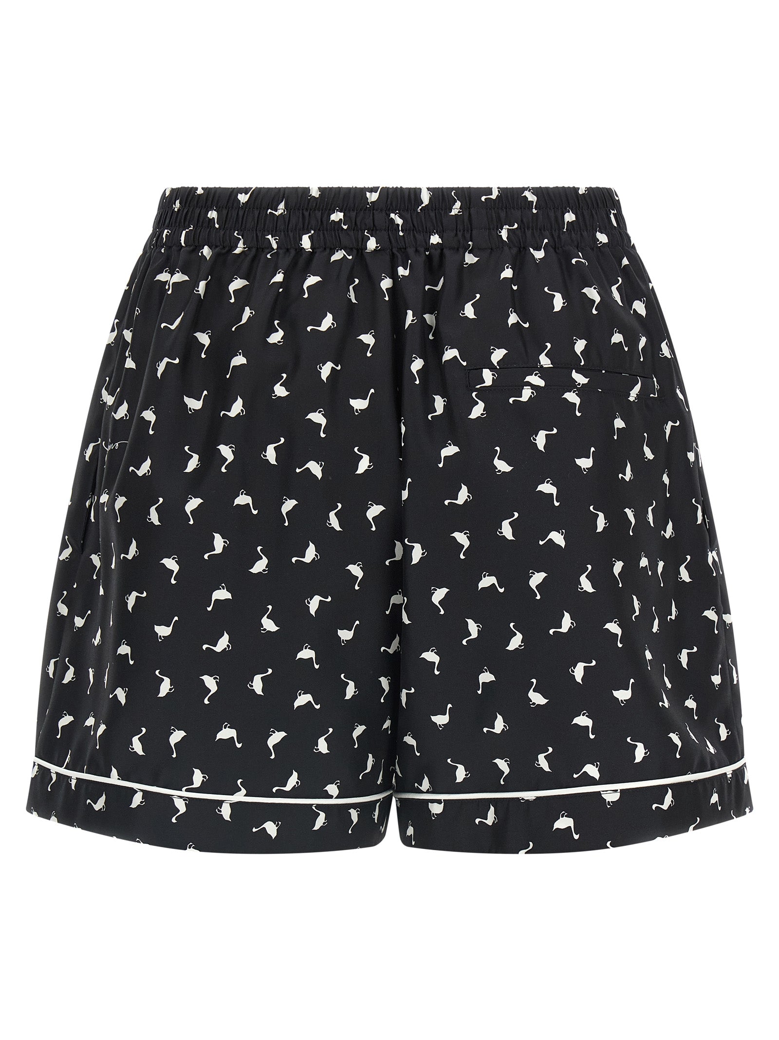 Silk Twill Oche Bicolor Shorts