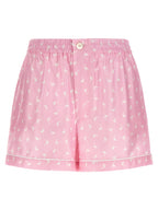 Silk Oche Print Bermuda Shorts