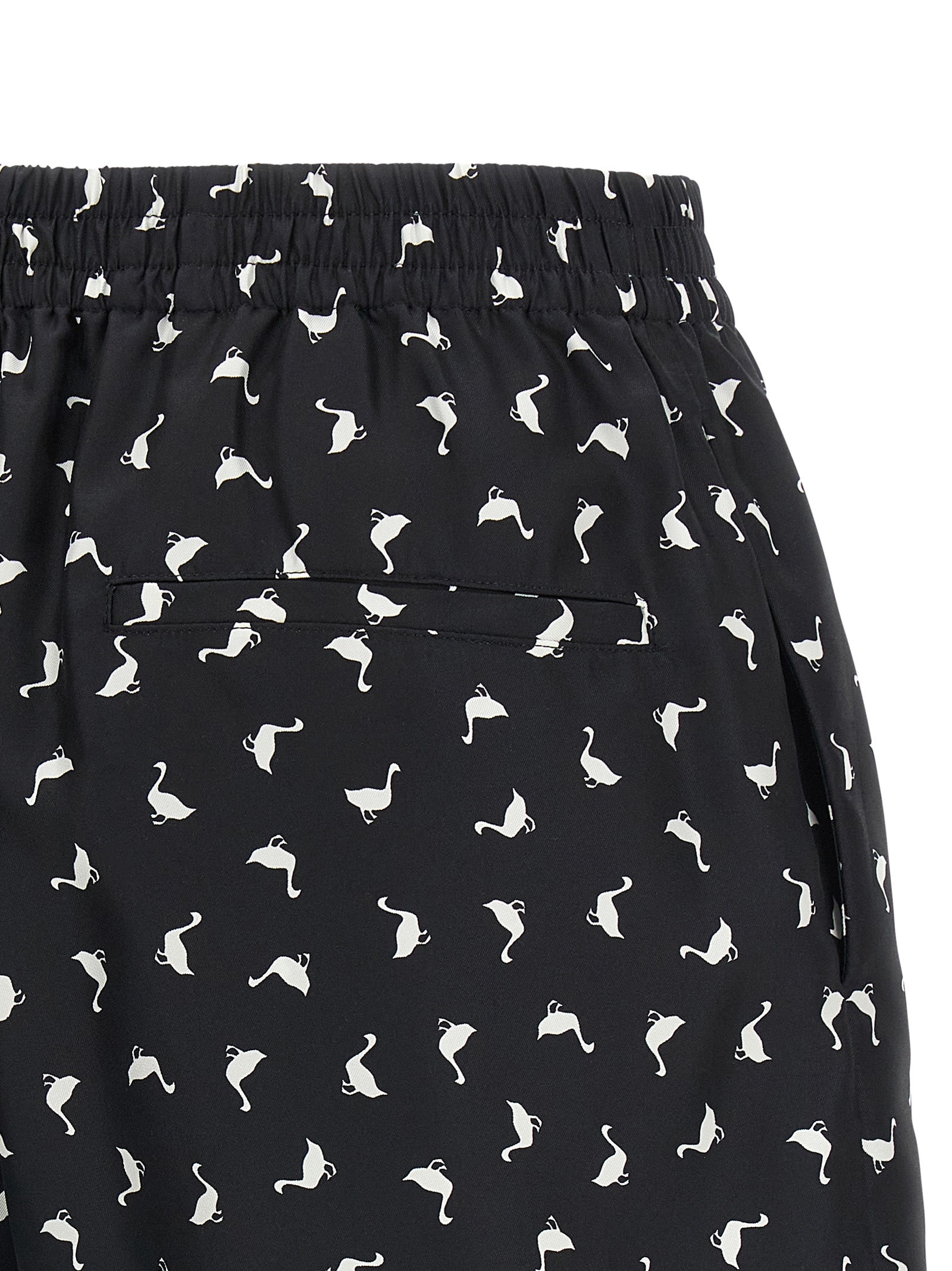 Silk Twill Oche Bicolor Shorts
