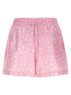 Silk Oche Print Bermuda Shorts